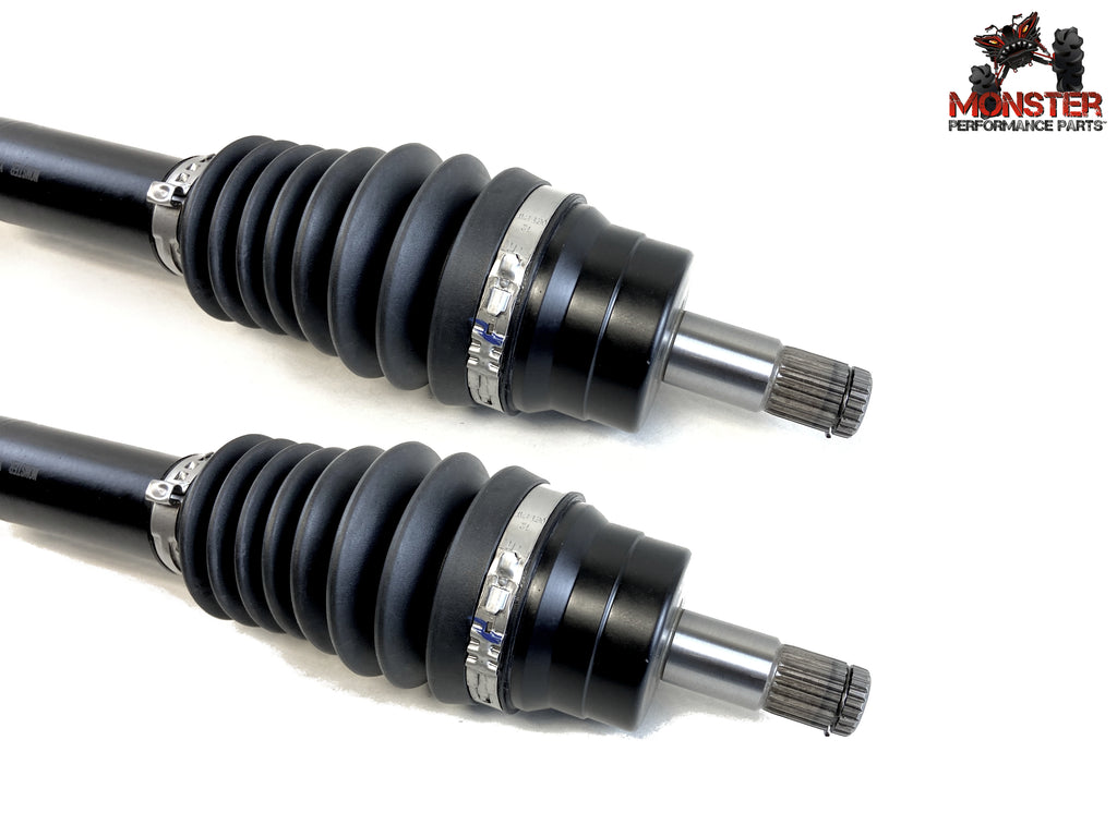 Monster XP Series Front CV Axles for Yamaha Grizzly 700 2016-2023, Left & Right, Telescoping, Built Tough, 4340 Chromoly Steel, Direct Fit, Factory Length with 4" of Travel 3