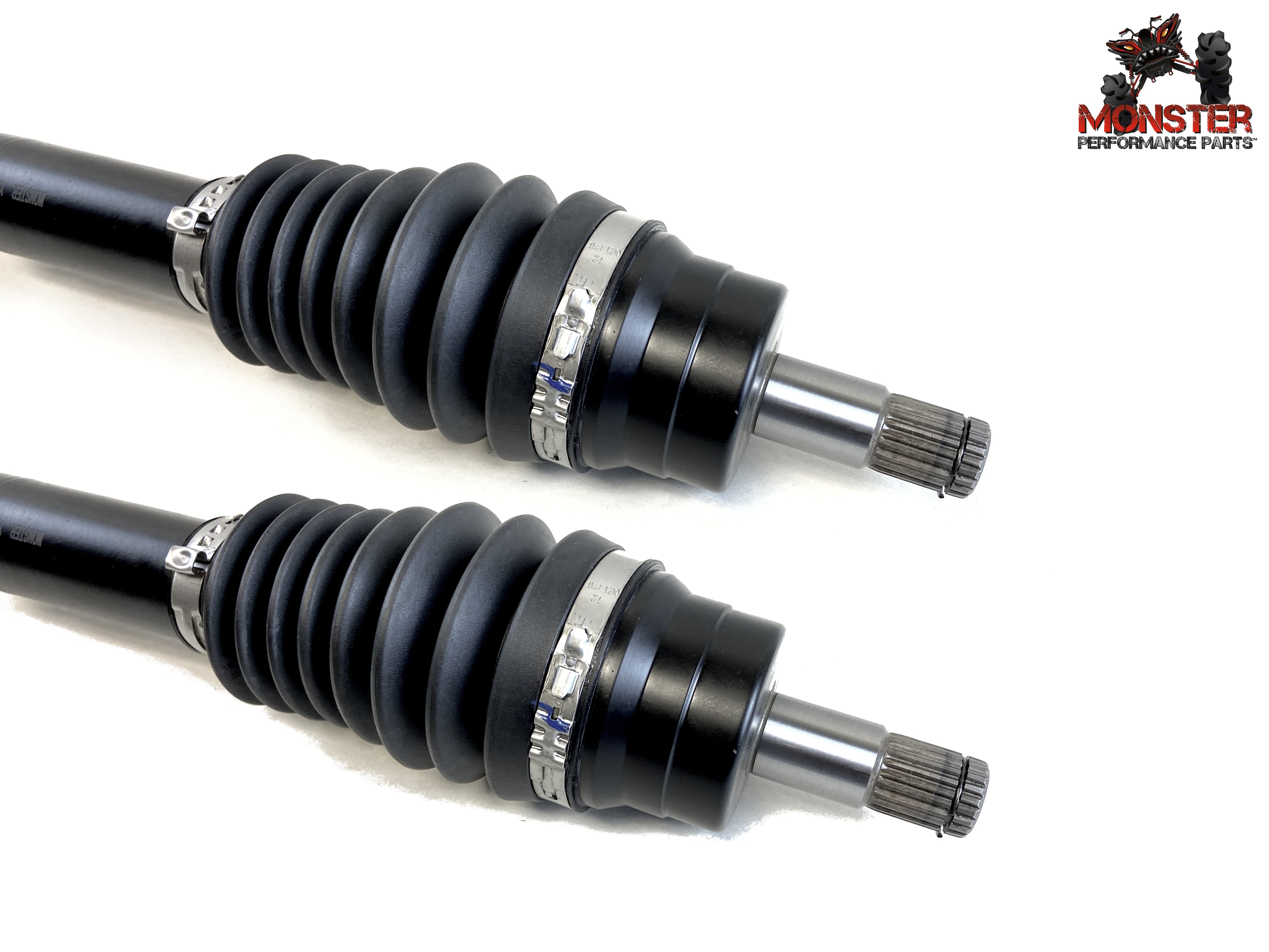 Monster XP Series Front CV Axles for Yamaha Grizzly 700 2016-2023, Left & Right, Telescoping, Built Tough, 4340 Chromoly Steel, Direct Fit, Factory Length with 4" of Travel 3