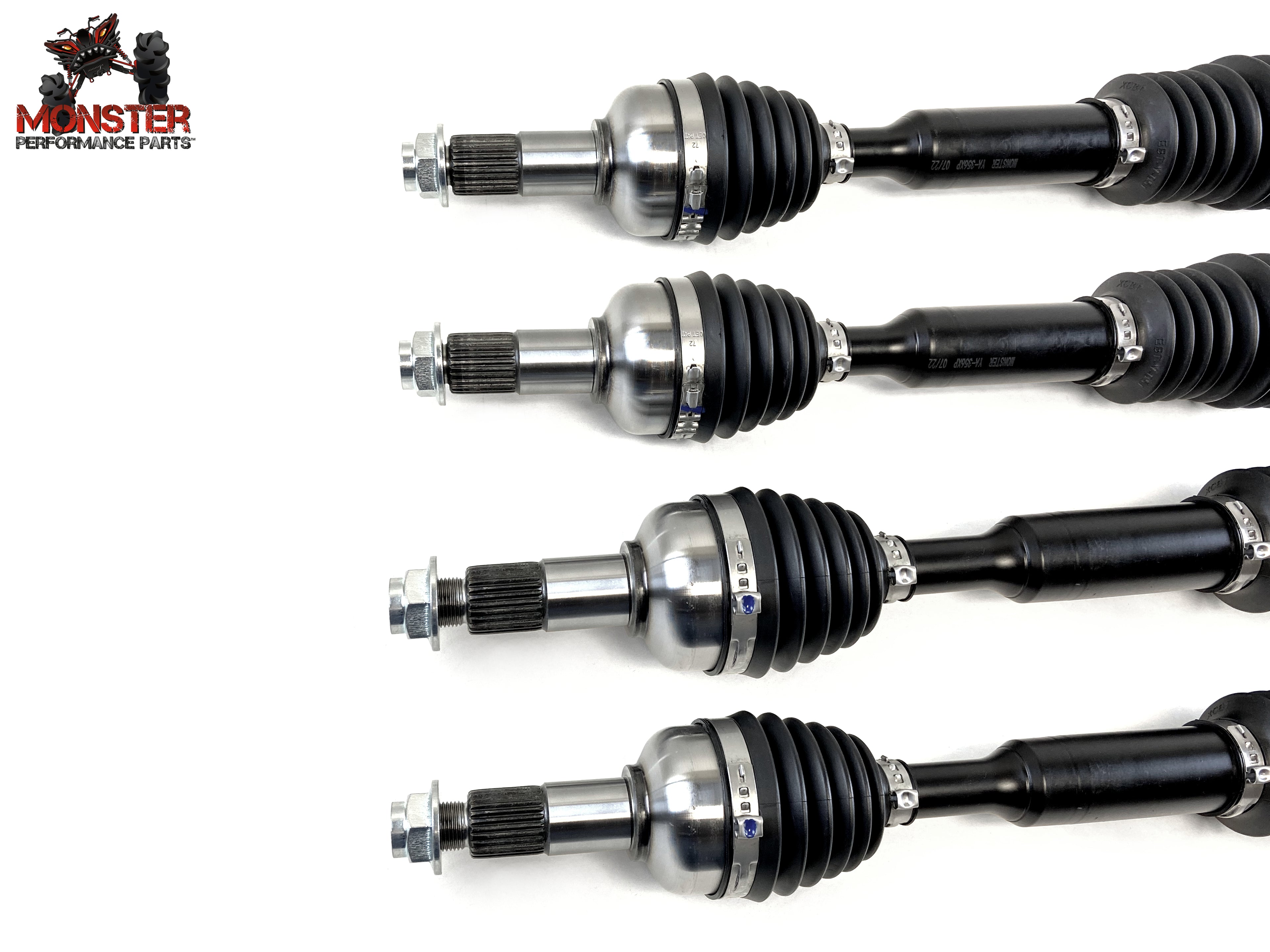 Monster XP Series Axle Set with 2" Lift & Spacers for Yamaha Grizzly 700 16-22 2