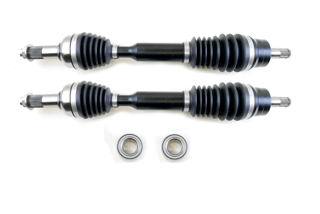Monster XP Series Front CV Axles & Brgs for Yamaha Grizzly 700 2016-2023, Left & Right, Telescoping, Built Tough, 4340 Chromoly Steel, Direct Fit, Factory Length with 4" of Travel 1