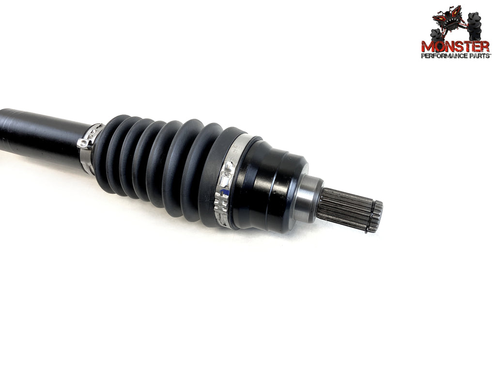 Monster XP Series Rear CV Axles & Brgs for Yamaha Grizzly 700 2016-2023, Left & Right, Telescoping, Built Tough, 4340 Chromoly Steel, Direct Fit, Factory Length with 4" of Travel 3