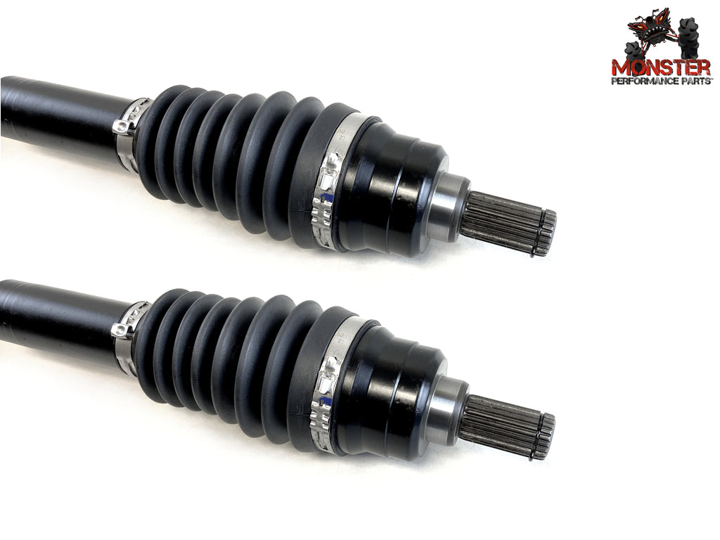 Monster XP Series Rear CV Axles for Yamaha Grizzly 700 2016-2023, Left & Right, Telescoping, Built Tough, 4340 Chromoly Steel, Direct Fit, Factory Length with 4" of Travel 3