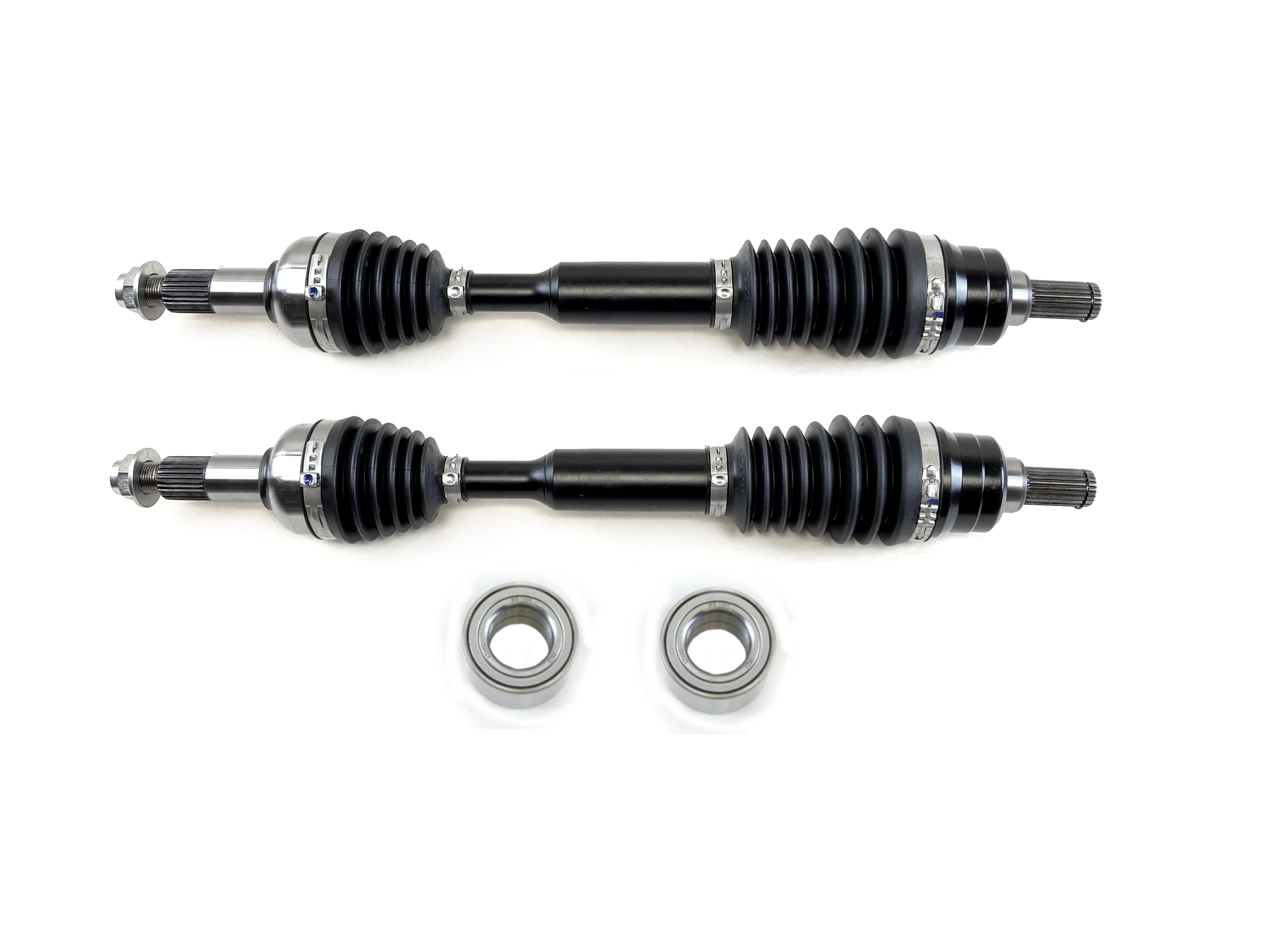 Monster XP Series Rear CV Axles & Brgs for Yamaha Grizzly 700 2016-2023, Left & Right, Telescoping, Built Tough, 4340 Chromoly Steel, Direct Fit, Factory Length with 4" of Travel 1