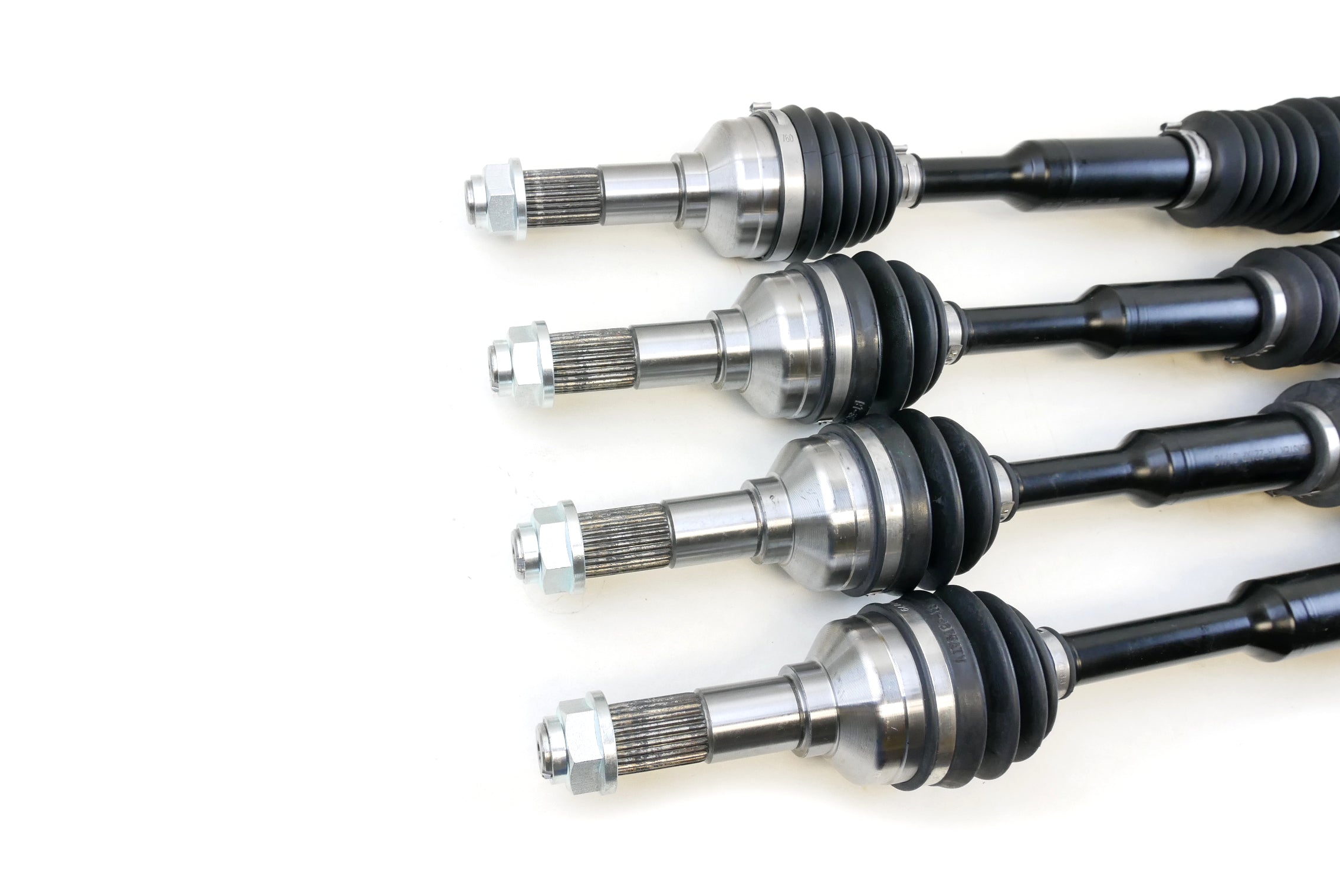 Monster XP Series Full CV Axle Set for Yamaha Rhino 450 & Rhino 660 2004-2009, Front & Rear, Telescoping, Built Tough, 4340 Chromoly Steel, Direct Fit, Factory Length with 4" of Travel 4