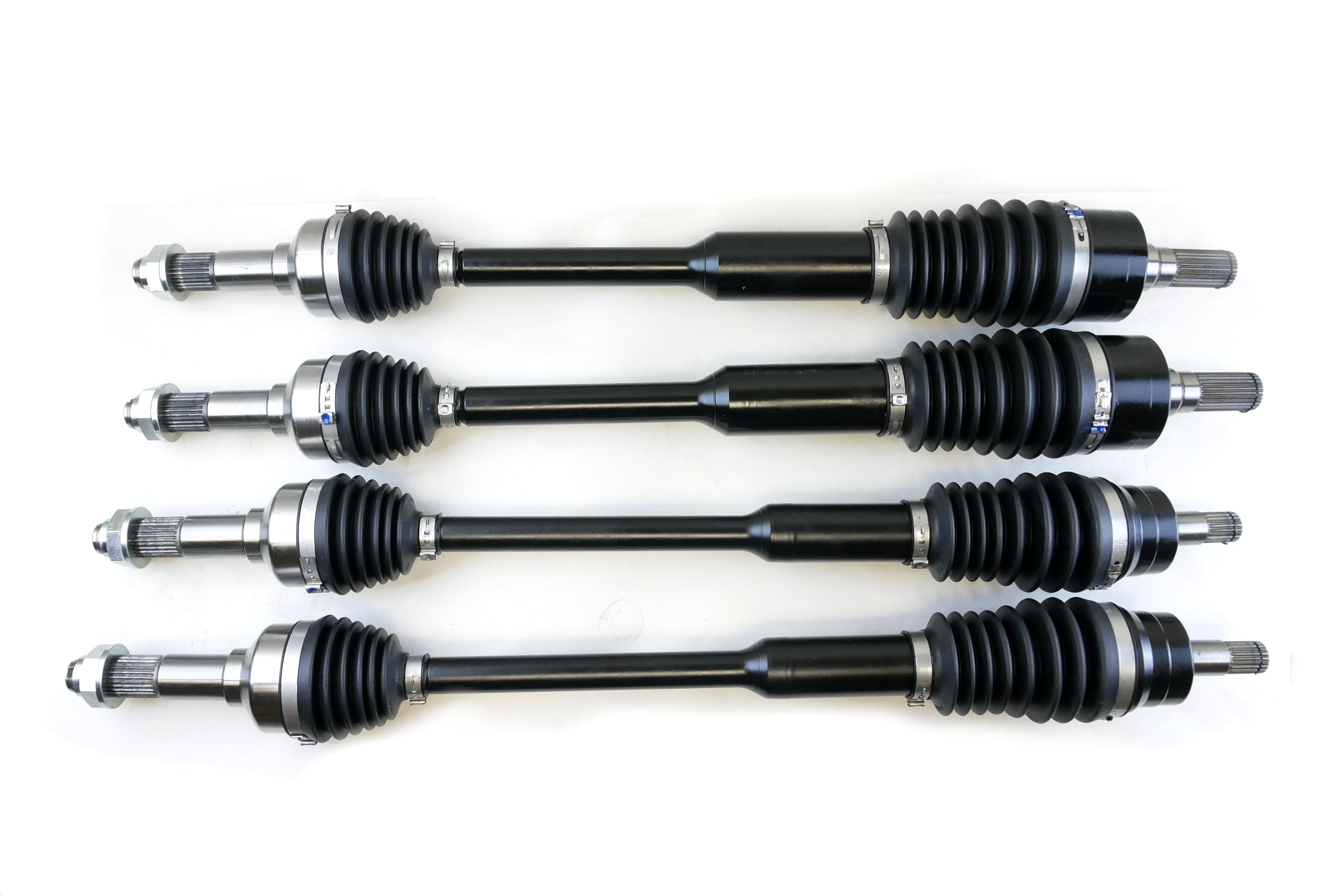 Monster XP Series Full CV Axle Set for Yamaha 2HC-2518F-01-00, 2HC-2531H-13-00, Front & Rear, Telescoping, Built Tough, 4340 Chromoly Steel, Direct Fit, Factory Length with 4" of Travel