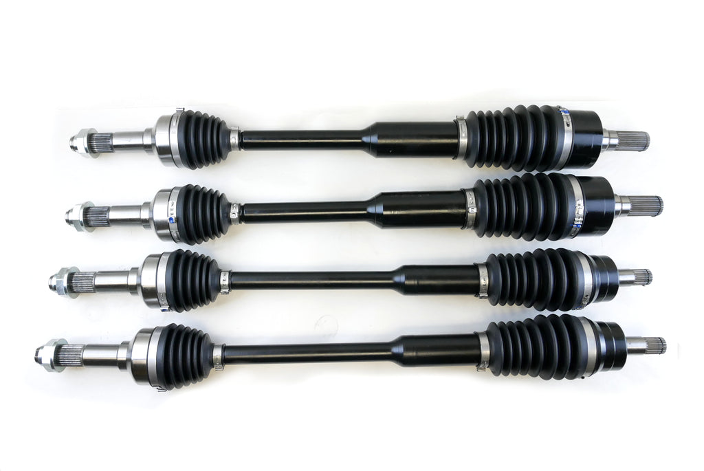 Monster XP Series Full CV Axle Set for Yamaha 2HC-2518F-01-00, 2HC-2531H-13-00, Front & Rear, Telescoping, Built Tough, 4340 Chromoly Steel, Direct Fit, Factory Length with 4" of Travel 1